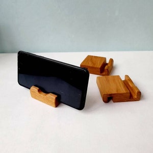 Wooden phone stand Wooden stand for Iphone  Smartphone stand  phone holder for deskPhone Holder  Phone stand