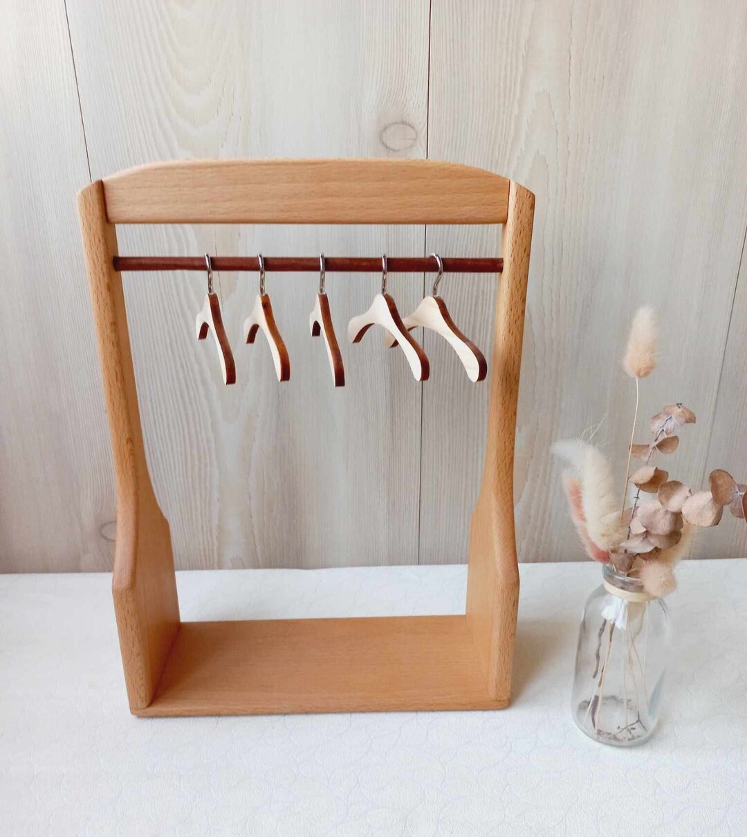 Doll Clothes Rack for 1214 Inch Doll / Handmade Miniature, Doll