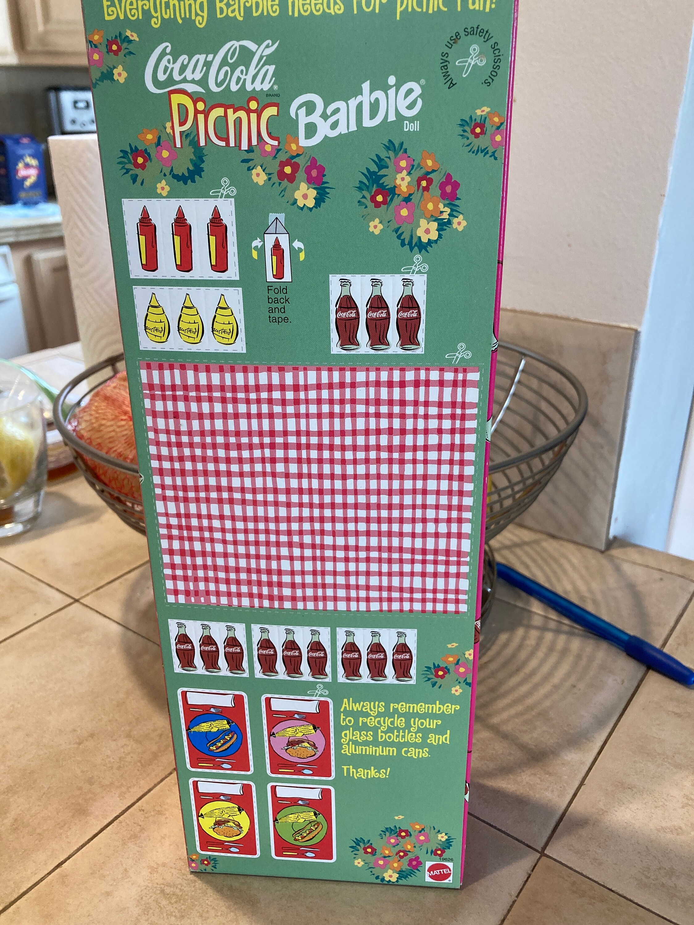 Poupée Barbie 1997 Coca Cola pique-nique poupée