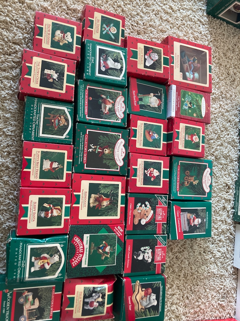 26 Vintage Hallmark Ornaments Etsy