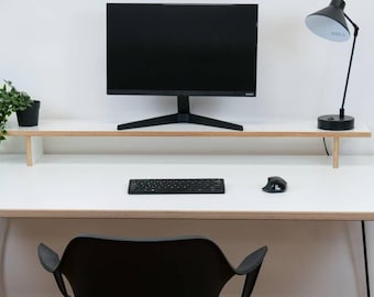 Borden Minimalist  Birch Plywood Monitor Stand