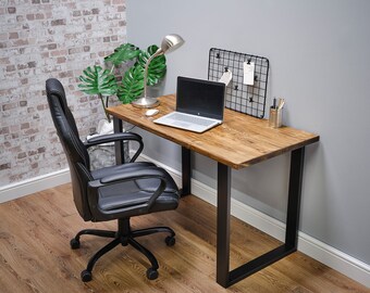 Biossa 120c Wide Hoe Office Desk, Stylish Wooden Study Table With