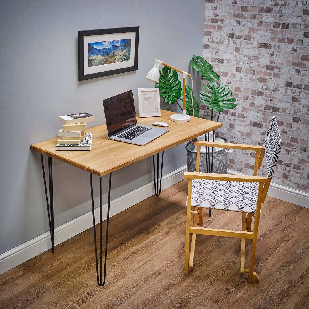 Large 94 Walnut Executive Desk, Office Computer Desk, Industrial Desk,  Solid Walnut Office Desk With Drawers, Home Office Desk -  Norway