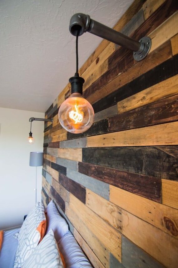 Pallet Wood Planks Rustic Wall Cladding Reclaimed - Etsy