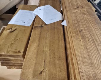 Westerton Rustic Scaffold Board Shelf Reclaimed Recycled without Brackets