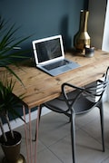Westerton Home/Office wooden desk - Rustic reclaimed wood desk with a modern look, Industrial desk, Office furniture with various stains