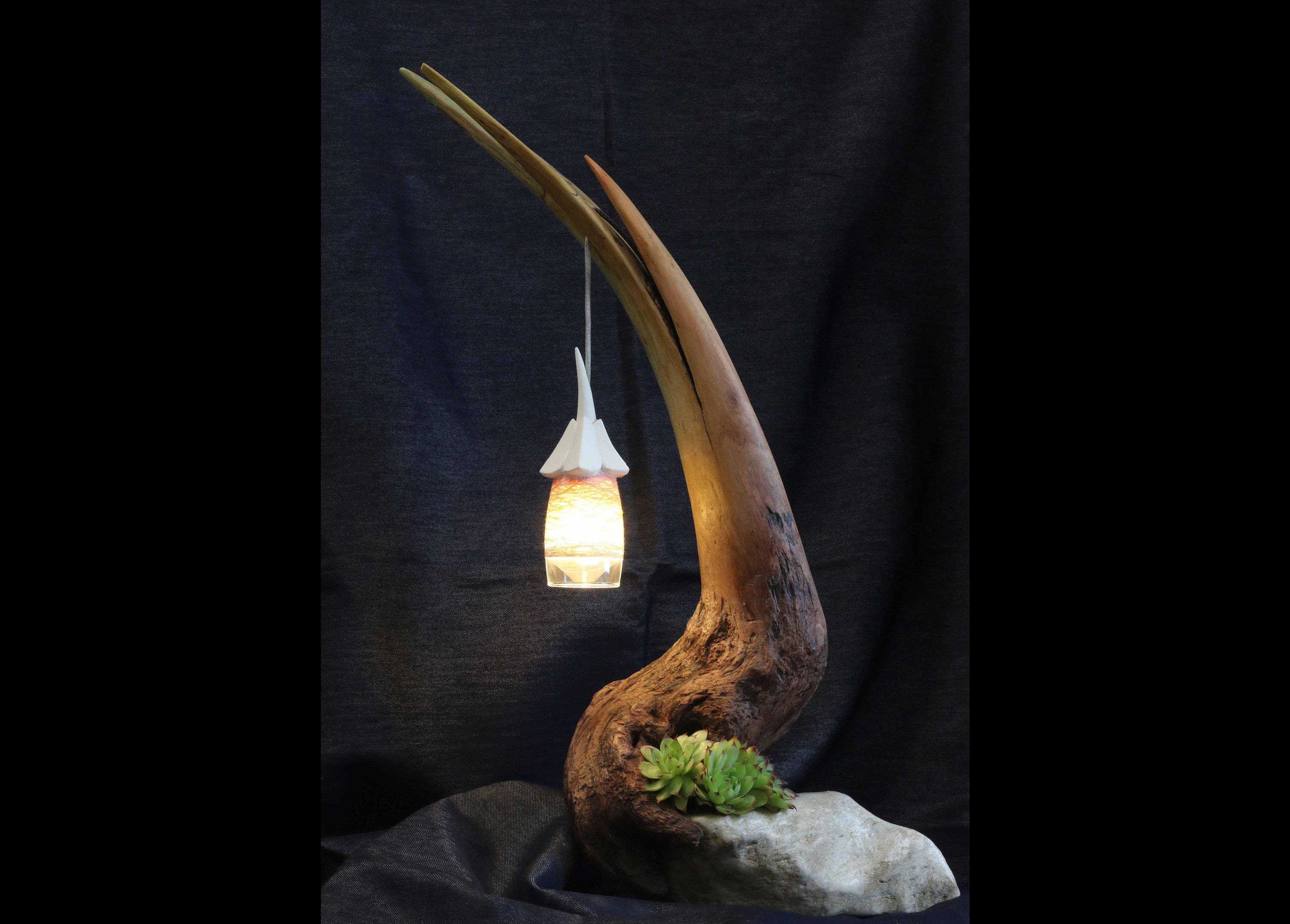 Lampe de Table Concours Vercors France Wildworlddesign Organique Pierre Zen Eclairage Ambiance Natur