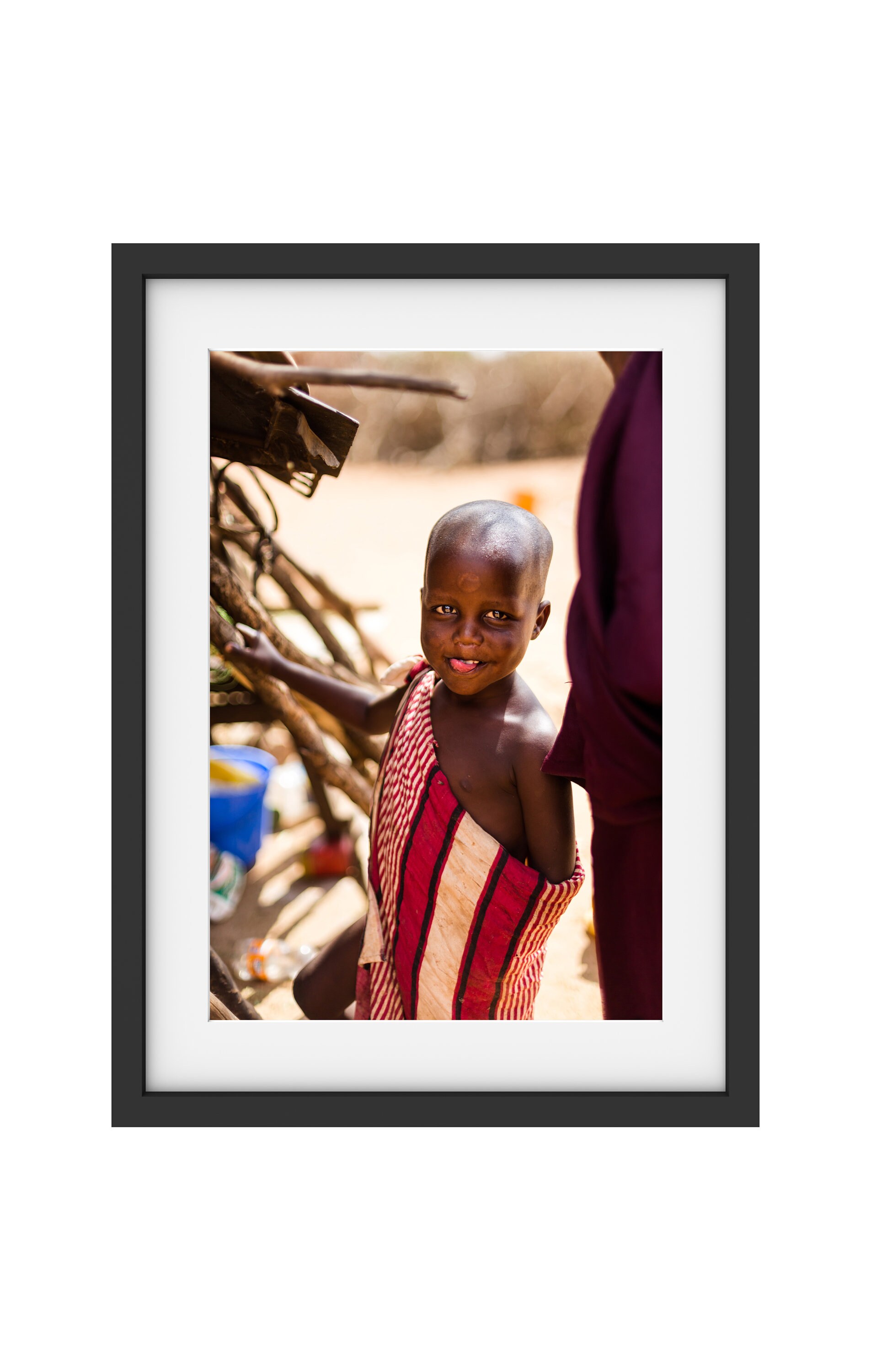 Pretty Massaï, Tirage Photo, Encadrement Mural, Déco