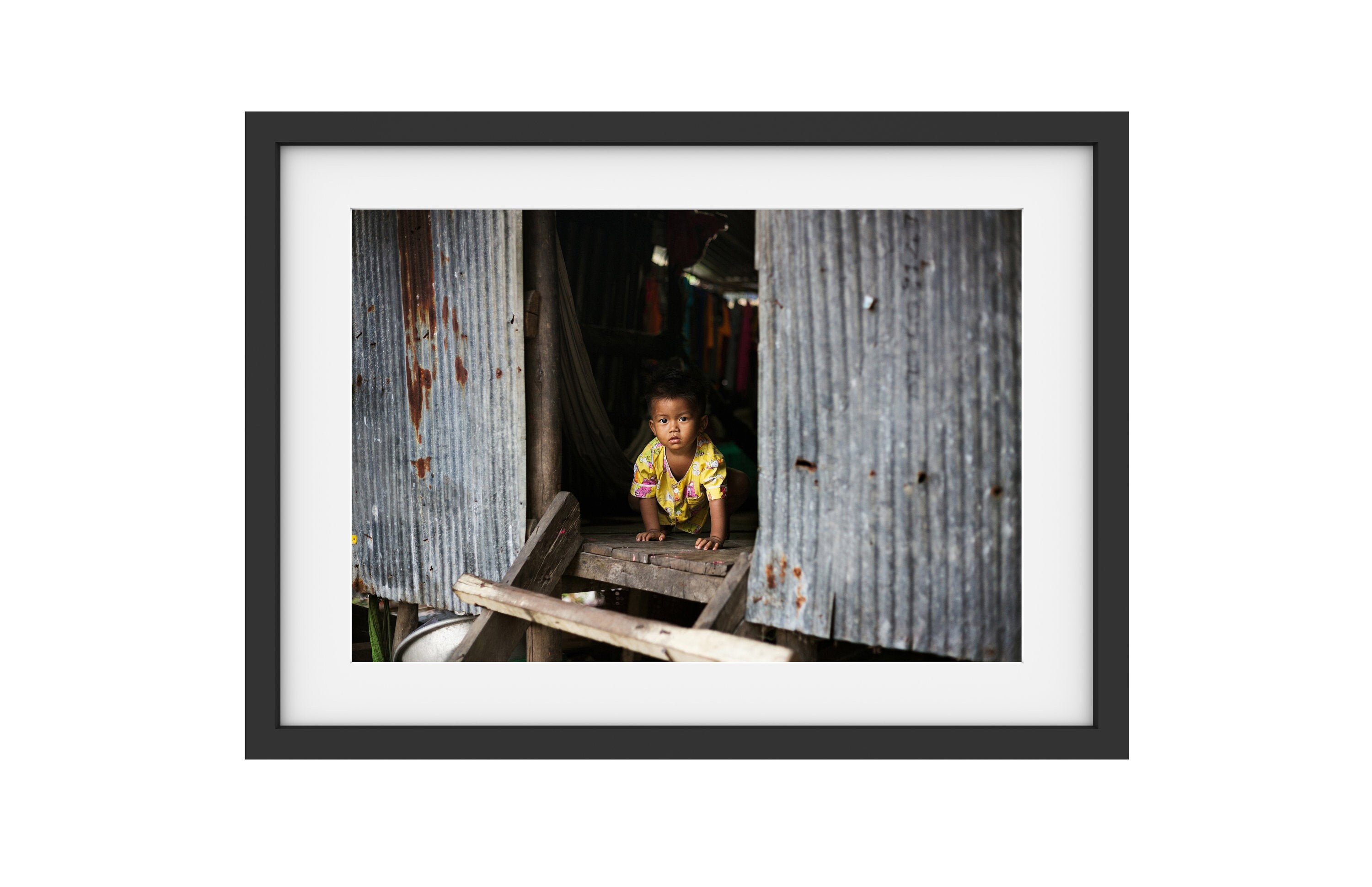 Petit Cambodgien à Koh Rong, Tirage Photo, Encadrement Mural, Déco
