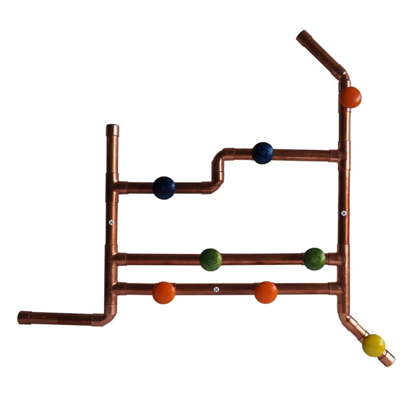 La Carte – Coat Rack – Metro Montreal - Cuivre - Copper - Porte-manteau - STM