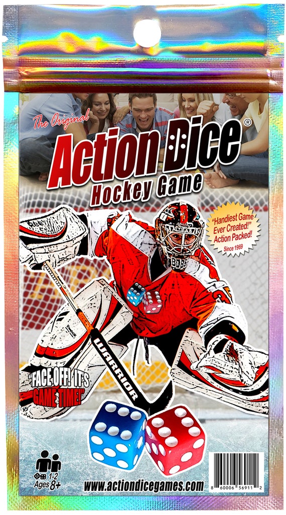 Action Dice Hockey Game Etsy