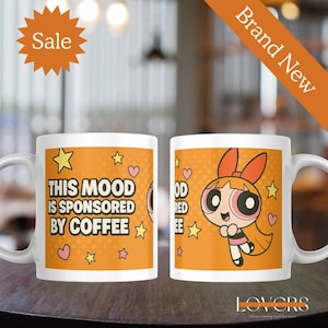 Powerpuff Girls Coffee Mug - Cute Cartoon Mug, Gift for Kids, Fun Blossom Decor, Birthday Gift, Anime Collectible
