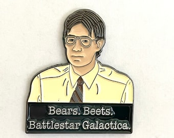 Jim Schrute “BBB” enamel pin