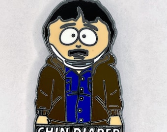 Chin Diaper Hard Enamel Pin