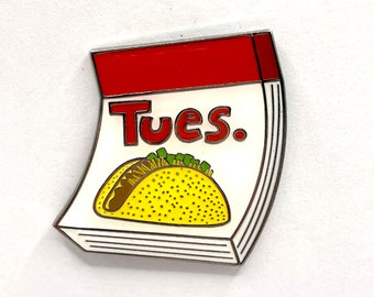 Taco Tuesday enamel pin