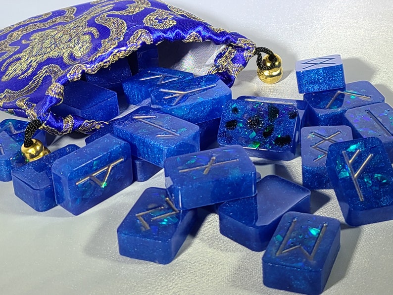 Resin Rune Set 24pc - Etsy