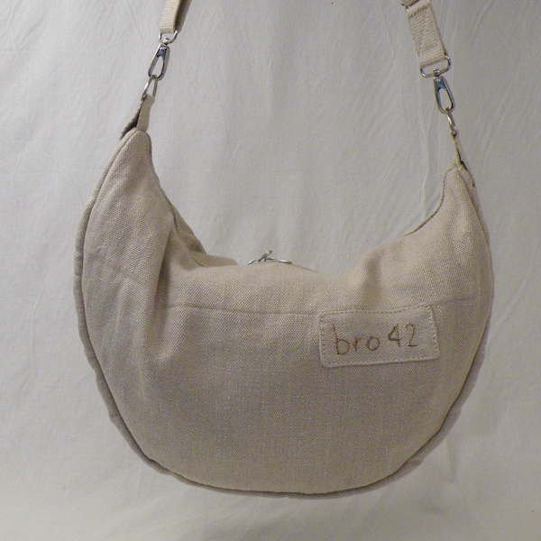 plastikfree, vegan, Hemp Hobobag