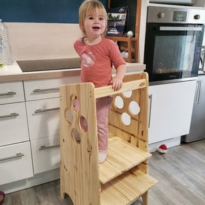 Scalable and convertible Montessori observation tower with all options Cercles
