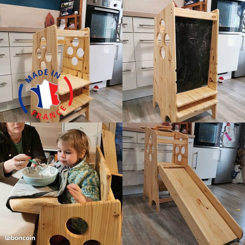 Scalable and convertible Montessori observation tower with all options image 1