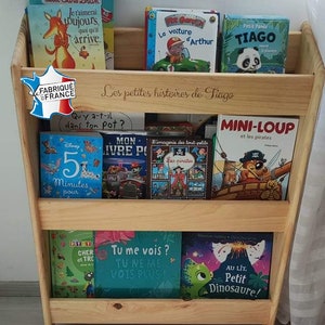 MAMOI® Bibliothèque meuble de rangement pour enfant, Petite bibliotheque  murale, Etagere livre et meuble pour chambre de bebe, Bibliothèques