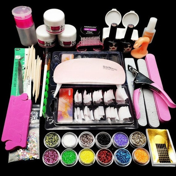 Professional Nail Tools Nail Polish Set Acrylic Nail Powder Nail Polish  Tool Set DIY - Etsy Canada