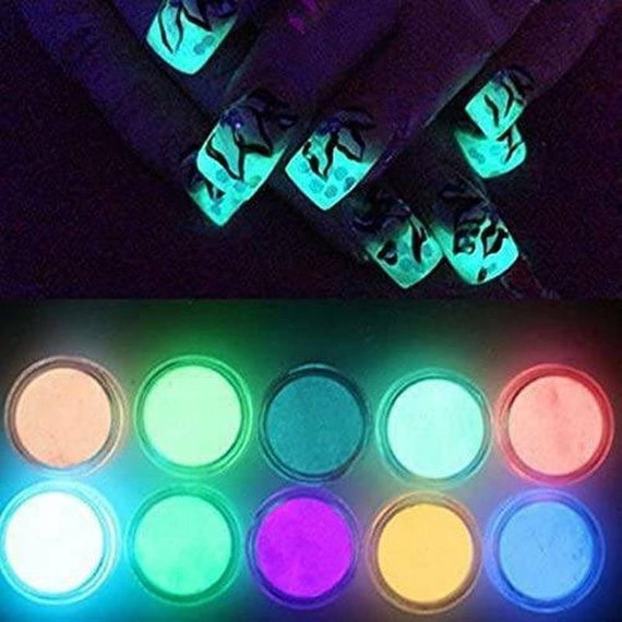 Eye Candy 11 Color Glow in the Dark Pigment Powder Variety Pack