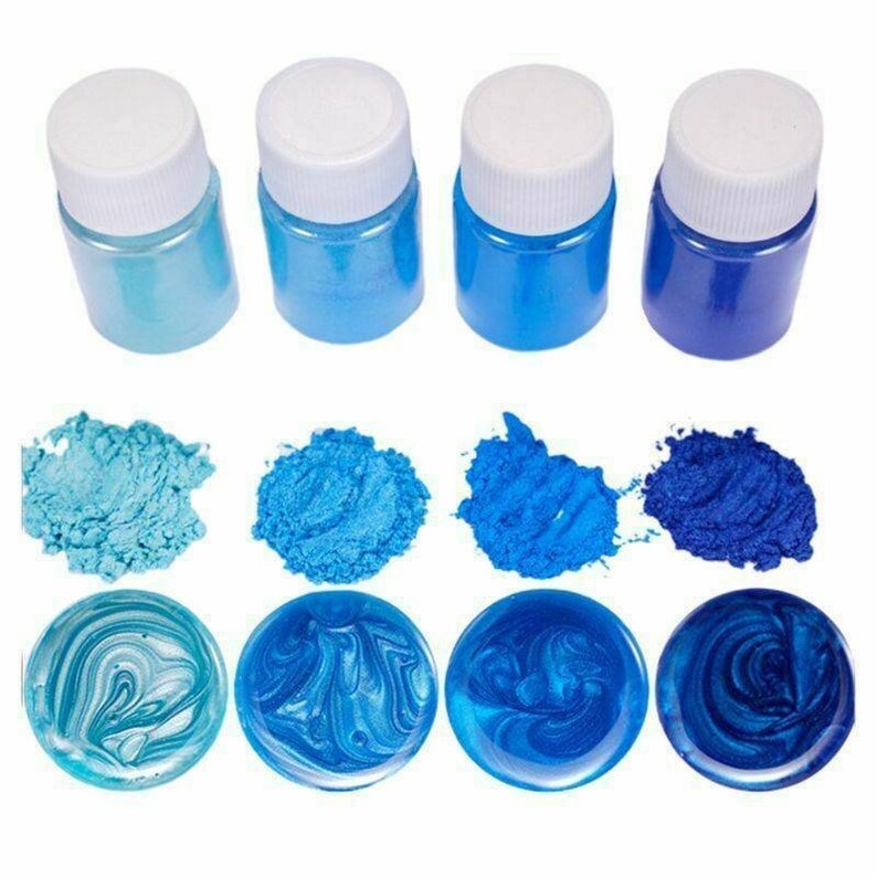 4 Colors/set DIY Mica Powder Epoxy Resin Dye Pearl Pigment Etsy