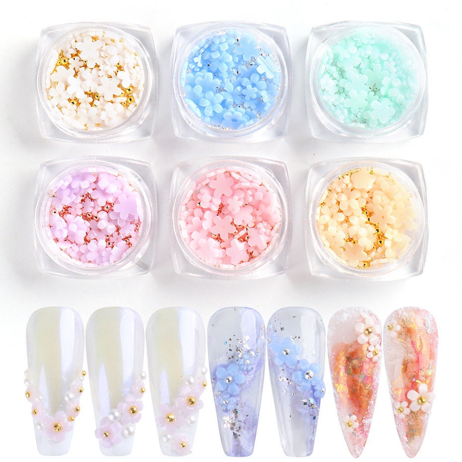  Didiseaon 6 Resin Crafts Nail Decorations for Nail Art