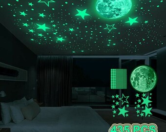 Glow in The Dark Wall or Ceiling Moon Stickers Red 3D Earth Black Tree Cat Luminous Decal Sticker for Simulated Planet Effect at Night Glow in The Dark Wall or Ceiling Moon Stickers Red 3D Earth Black Tree Cat Luminous Decal Sticker for Simulated Planet Effect at Night
