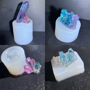 2.5 inch Crystal Cluster (#CC1) Silicone Mold for Resin – JuliArtStudio