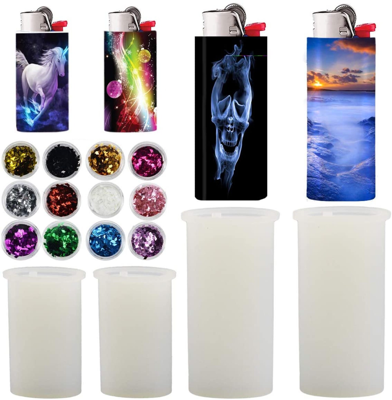 2pcs Lighter Case Resin Molds Lighter Cover Silicone Resin Etsy