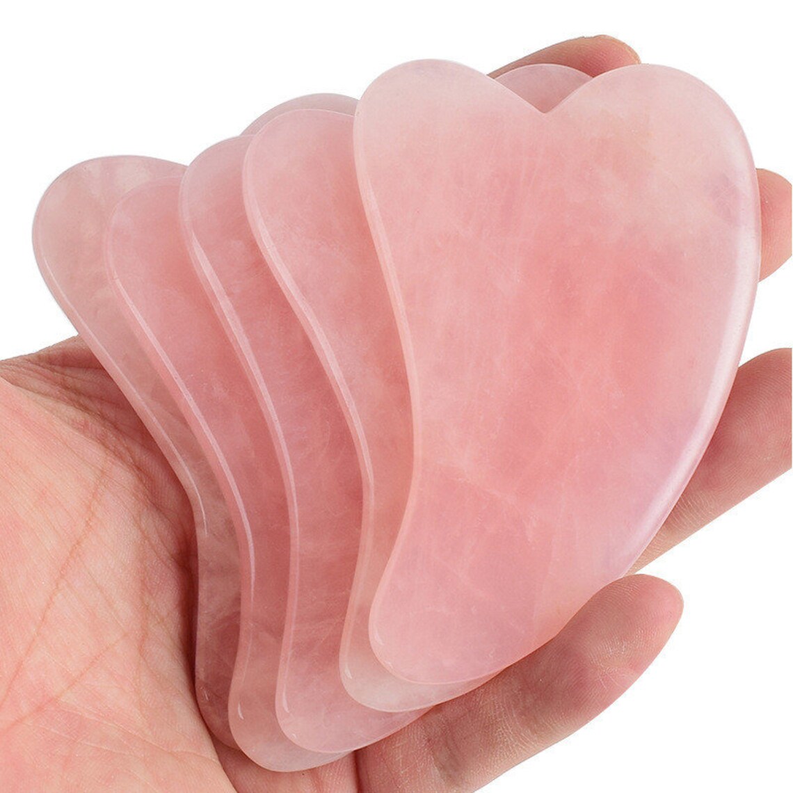 Pink Jade Gua Sha Rose Quartz Gua Sha ToolGua Sha Stone Etsy