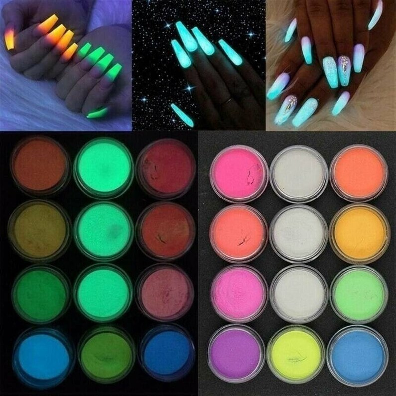 CONGARTENO Leuchtender Sand 9 Farben - Nachtleuchtend Für Wunschflaschen & Dekoration