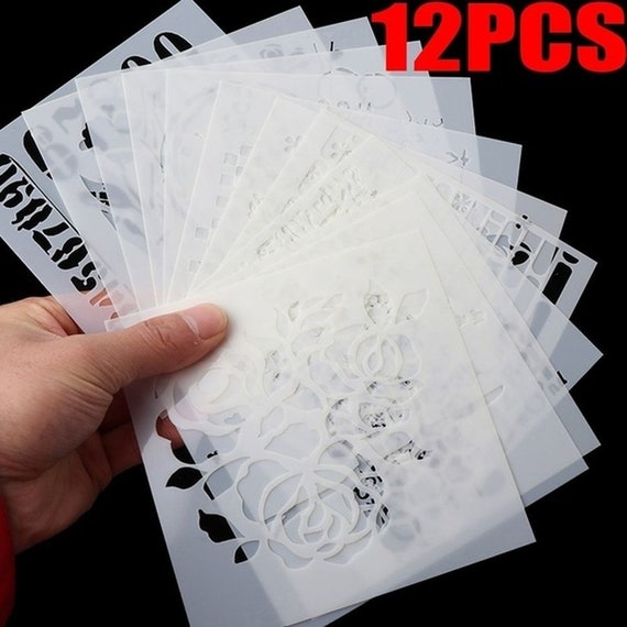 12pcs/set New DIY Crafts Stamp Embossing Template Layering 