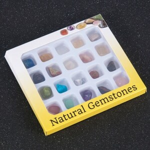 Set of 20 Healing Crystal Natural Gemstone Reiki Chakra Collection ...
