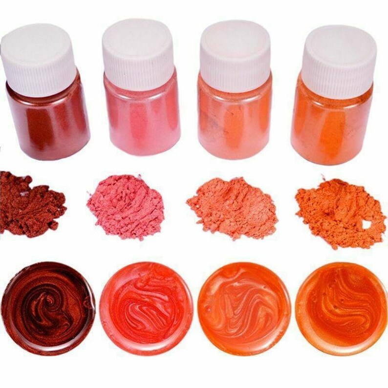 4 Colors/set DIY Mica Powder Epoxy Resin Dye Pearl Pigment Etsy