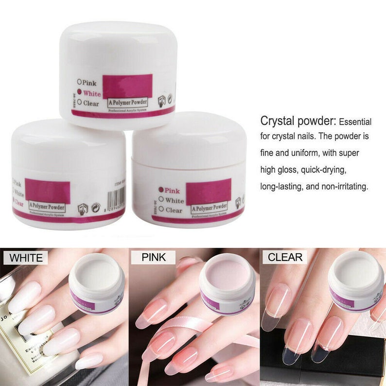 Acrylic Nail Kit Acrylic Powder Glitter Nail Art Manicure Tool - Etsy
