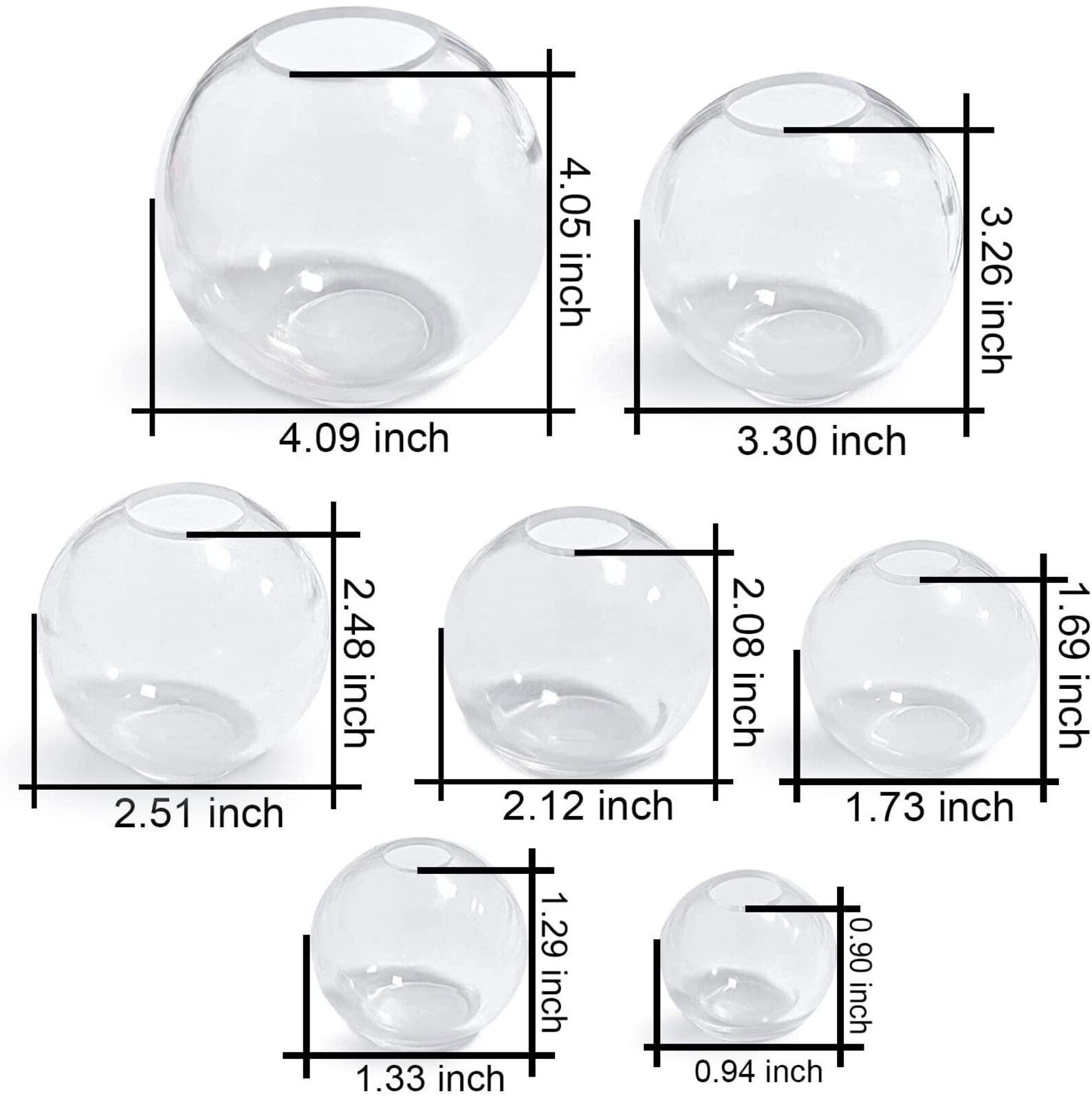 7pcs/set Silicone Sphere Molds Large 3D Seamless Sphere Etsy