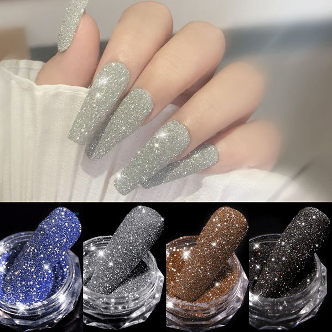 Reflective Sparkling Pigment DIY Nail Glitter Dust Nail Art Powder - China  Holographics Laser and Sparkling Pigment price