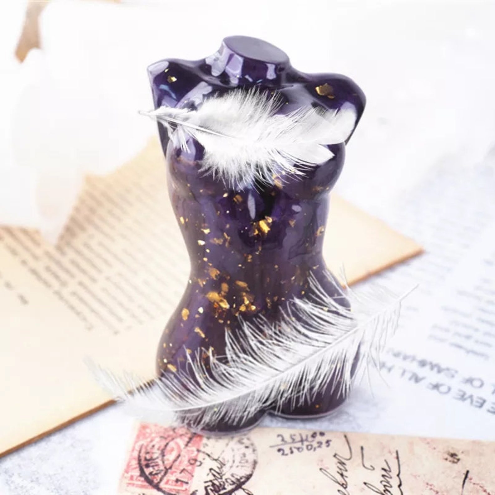 Model Body Stand Ornaments Resin Mold The Human Body Art Home Etsy