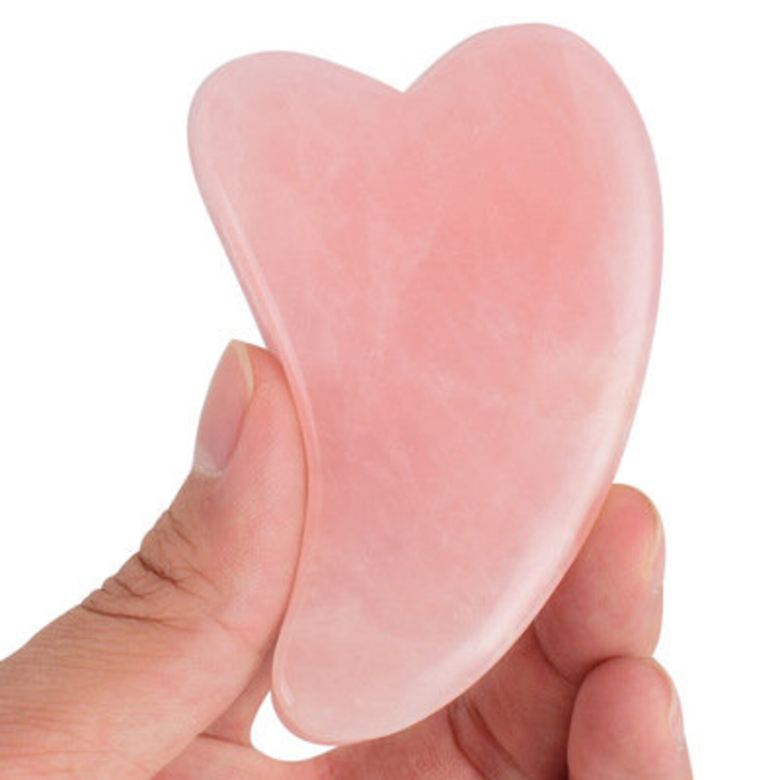 Pink Jade Gua Sha Rose Quartz Gua Sha ToolGua Sha Stone Etsy