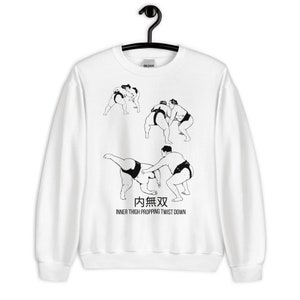 NEW Sumo Uchimusou 3-Part Twist Down Unisex Sweatshirt
