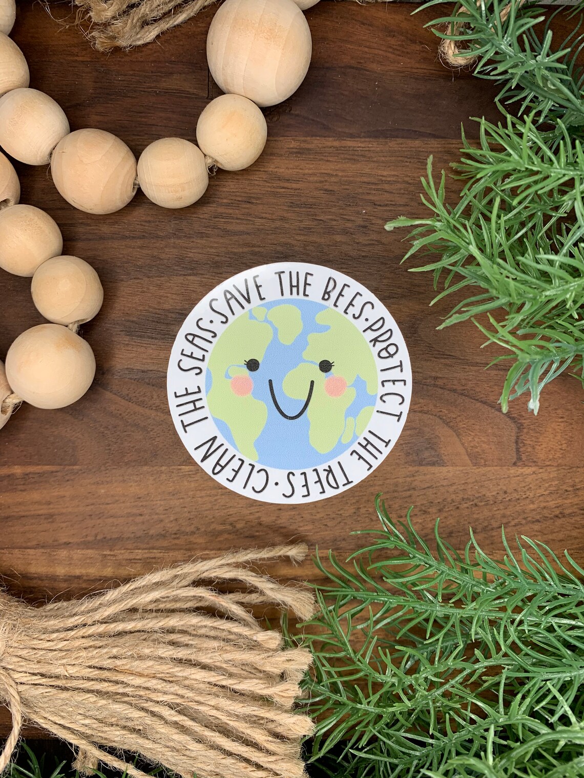 Save The Earth sticker planner stickers teacher stickers Etsy