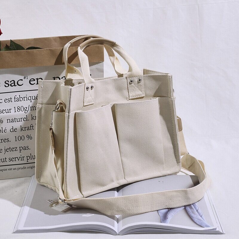 Women's Casual Canvas Bag Simple Shoulder Bags for Women - Etsy