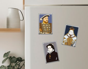 Tudor Monarch Fridge Magnet | Gift for History Nerd/Buff/Teacher