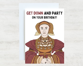 Anne of Cleves Funny Greeting Card | Gift for Tudor British History Nerd/Buff/Teacher