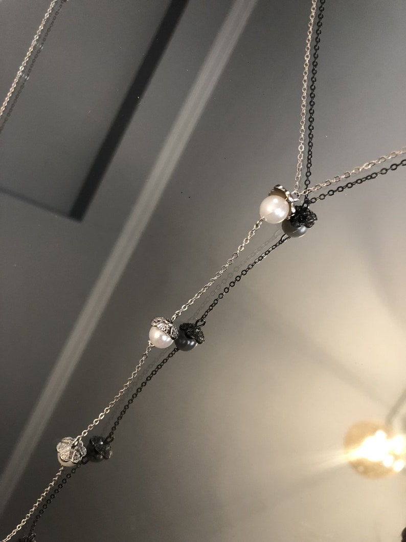 Body Chain,Layered Body Chain Bralette,Bikini Body Jewelry Body Jewelry with Pearl