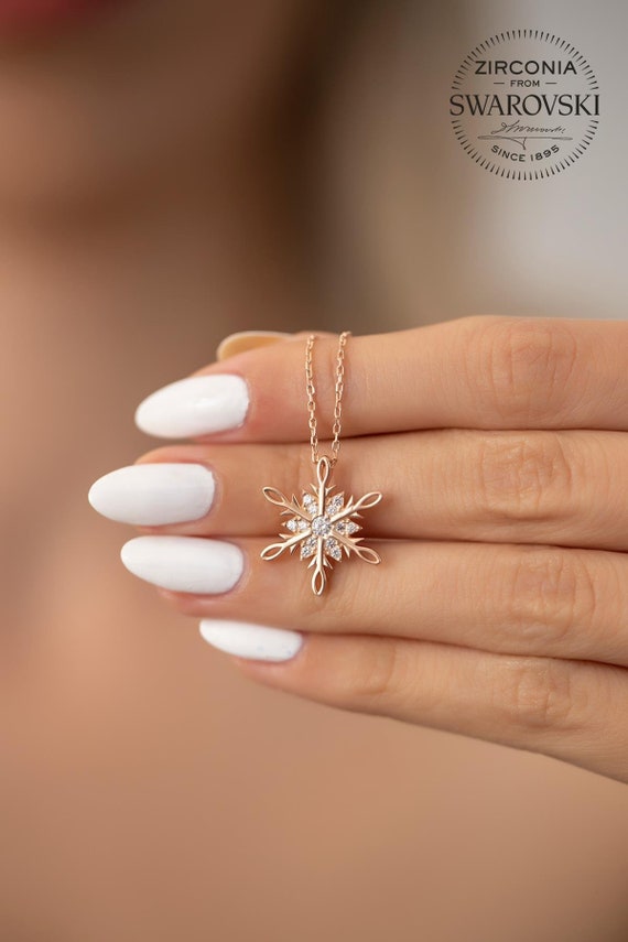 Anello fiocco deals di neve swarovski
