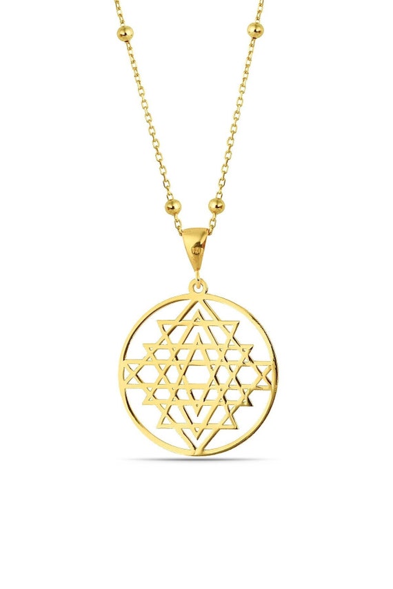 Sri yantra pendant hotsell in sterling silver