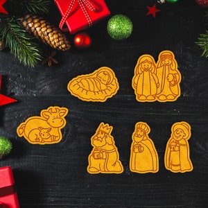 Nativity Scene Cookie Cutter Set (Digital Files)